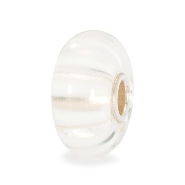 Trollbeads Glass Beads White Stripe